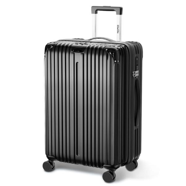 ClioClio スーツケース キャリーバッグ キャリーケース 拡張機能付 機内持ち込み可能 超軽量...