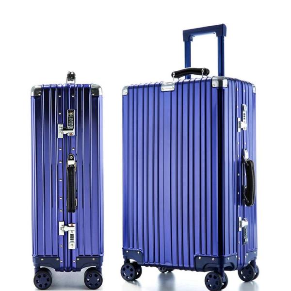 ALX WANG スーツケース オールアルミ合金 キャリーケース 大容量 アルミ合金ボディ TSAロ...