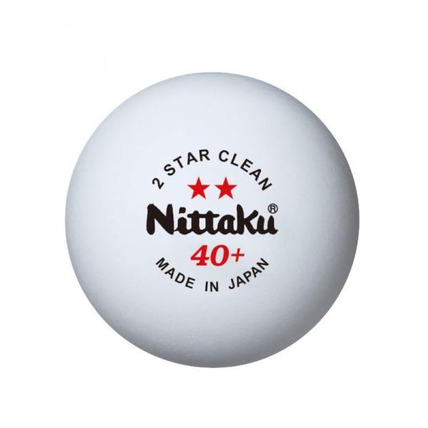 ニッタク（Nittaku） 卓球ボール 2スター クリーン 3個入 NB1720 （ホワイト/ＦＦ）