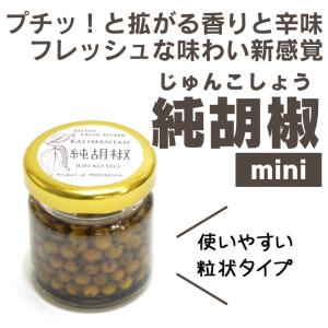 胡椒 こしょう 純胡椒 食べる胡椒 mini 17g 粒 生胡椒の塩漬け