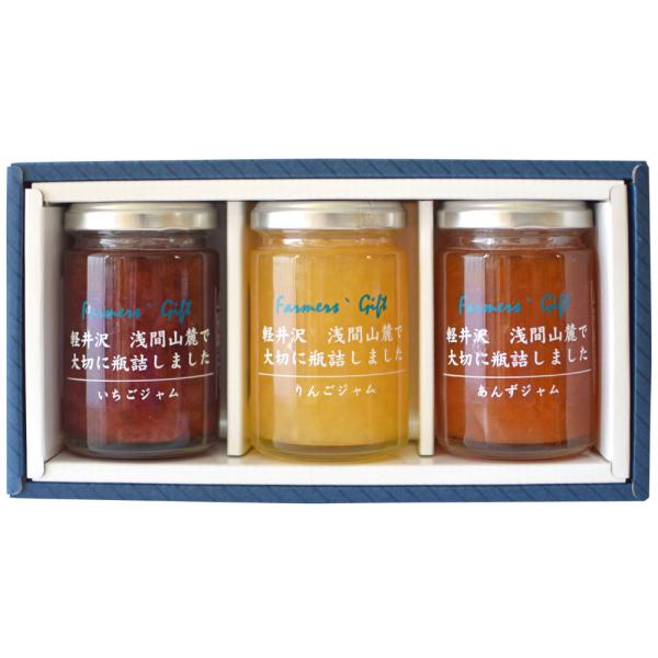 お歳暮 御歳暮ギフト 信州産 レギュラージャム3個セット りんご いちご あんず プレゼント 国産 ...