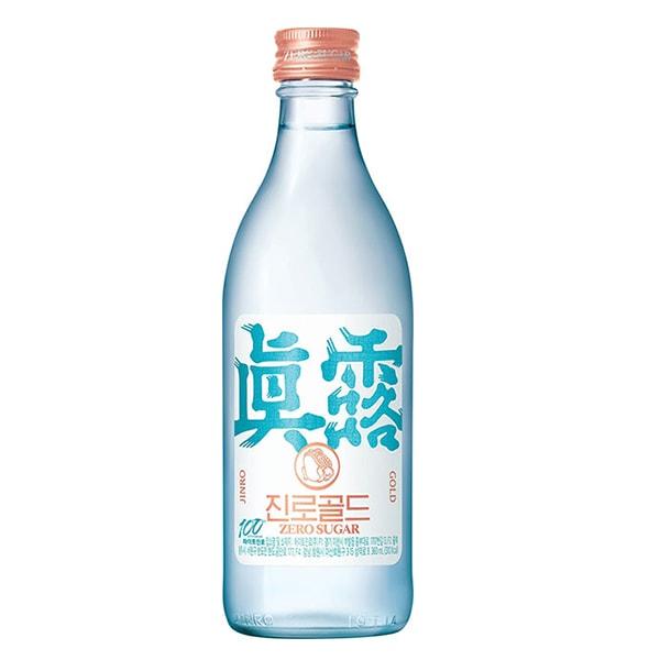 【眞露】1箱（20本入）GOLD ZERO SUGAR（360ml/15%) 韓国焼酎
