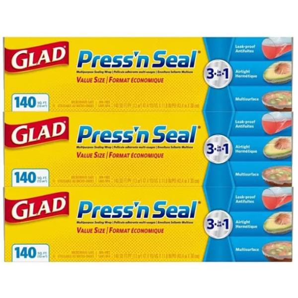 GLAD PRESS&apos;N SEAL/　プレス＆シール（プレスンシール） 30cm×43.4m×3本