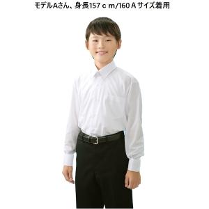 【送料無料】スクールシャツ 男子 長袖 白2枚...の詳細画像5