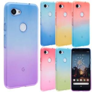 Pixel3a ケース TPU グラデーション グーグル ピクセル3a Google Pixel 3a カバー スマホケース 携帯ケース ピクセル 3a