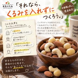 ミックスナッツ 素焼き 無塩 まごころミックス...の詳細画像2