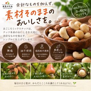 ミックスナッツ 素焼き 無塩 まごころミックス...の詳細画像5