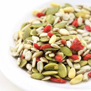 塩味 無添加 4種の元気のたね 小分け 400g(200g×2) ナッツ 素焼き ナッツ ひまわりの種 かぼちゃの種 食用 クコの実 生松の実 お取り寄せ お菓子 元気のたね