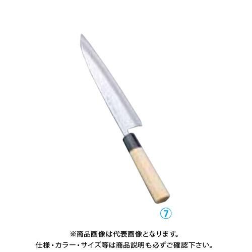 TKG 遠藤商事 堺實光 紋鍛 身卸庖丁(片刃) 21cm AZT2101 7-0281-0701