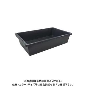 (送料別途)(直送品)安全興業 プラ箱 80 黒 807(911)×500(602)×207mm (4入)｜kg-maido