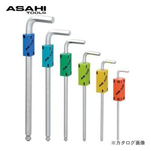 旭金属工業 アサヒ ASAHI 連結ホルダー付 ロングボールポイント六角棒レンチ キャッチャーボール付 AQKT030｜kg-maido