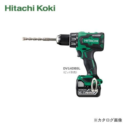 HiKOKI(日立工機)14.4V コードレス振動ドライバドリル 6.0Ah DV14DBSL(2L...