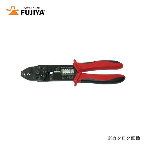 フジ矢 FUJIYA 万能電工ペンチ(裸圧着端子用) 225mm FA102