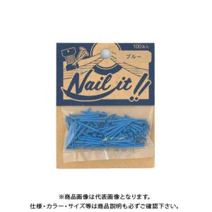 若井産業 NAILIT釘#17×19 100本袋入 ブルー NF10021｜kg-maido