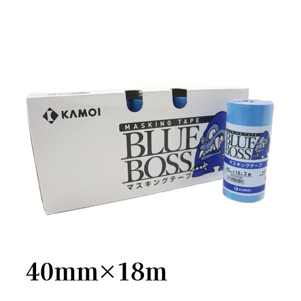 カモ井 KAMOI 車両塗装用マスキングテープ BLUE BOSS 40mm×18m 30巻入 #2...