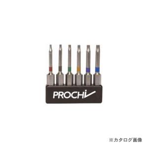 PROCHI PRC-TXSET-50 6本組ヘクスローブビット ロング｜kg-maido