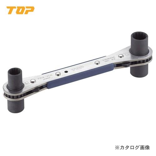 トップ工業 TOP 鉄カンラッチ(ロング４サイズ板ラチェットレンチ) PRW-4LK