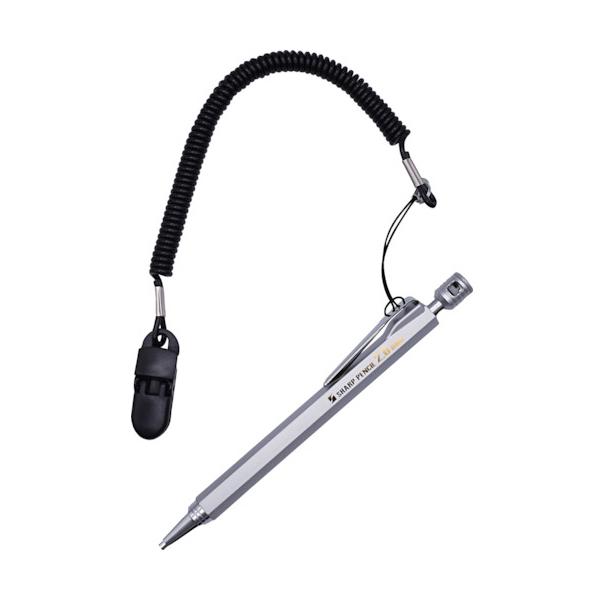 (メール便配送)祥碩堂 玄武 建築用シャープペンシル 2.0mm 本体 落下防止ストラップ付 黒 (...