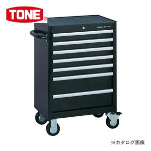 (直送品)TONE トネ ローラーキャビネット マットブラック WS207B