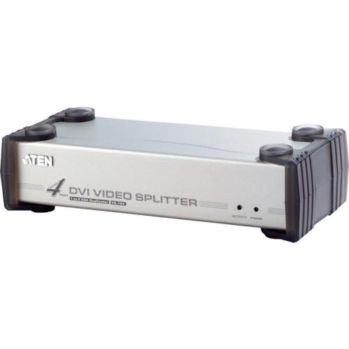 ATEN ビデオ分配器 DVI /1入力 / 4出力 / オーディオ / シングルリンク対応 VS1...