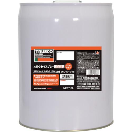 (直送品)TRUSCO αボウセイ油 18L ECO-AR-C18