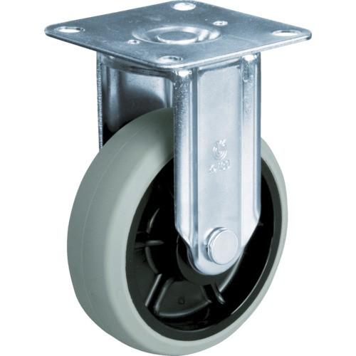 ユーエイ プレート式 固定 キャスター ウレタン 車輪径130mm Jタイプ K2/D型 取付寸法8...