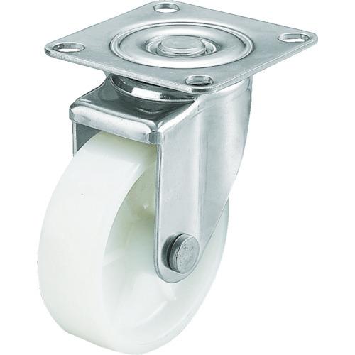 ユーエイ プレート式 自在 ステンレスキャスター ナイロン 車輪径130mm Jタイプ SUS-J2...