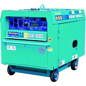 (送料別途)(直送品)デンヨー ディーゼル防音型エンジン溶接機 溶接棒径2.0~4.0mm DAW-180SS