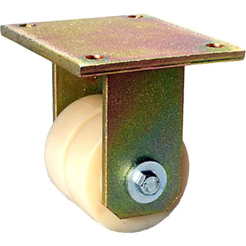 (送料別途)(直送品)シシク 低床重荷重用双輪キャスター 固定 80径 BSD-GSPO-80K