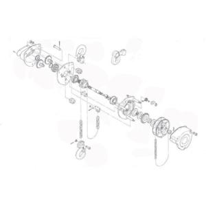 キトー チェーンブロック キトーマイティM3形 CB005用部品 ワリピン1.6×10 J1PW01-016010
