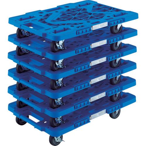 (送料別途)(直送品)TRUSCO まとめ買い 樹脂製平台車  ルートバン 6台セット MPK-60...