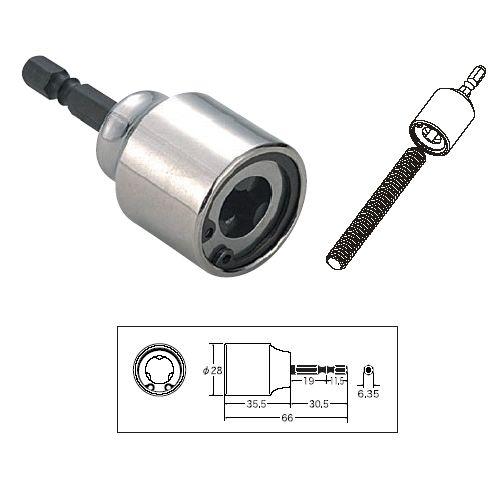 デンサン DENSAN ズンギリソケット 6.35六角軸タイプ ZR-966