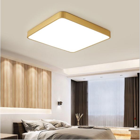 D40cm 方形 円形 和風 薄型 シーリングライト 欧米現代簡約 寝室 書斎 居間 廊下 玄関 ベ...