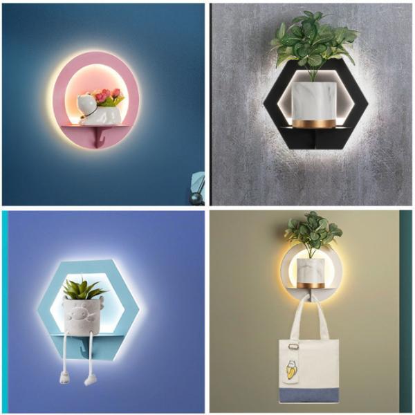 創意置物壁掛けライト ウォールランプ ブラケットライト 欧米現代簡約 芸術 工事必要 ホテル 寝室 ...