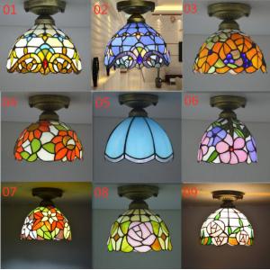 LED シーリングライト ステンドグラス 蝶の花 バタフライ 花柄