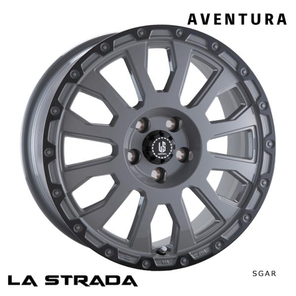 送料無料 ラストラーダ LA-STRADA AVENTURA (SGAR) 7.5J-17 +50 ...