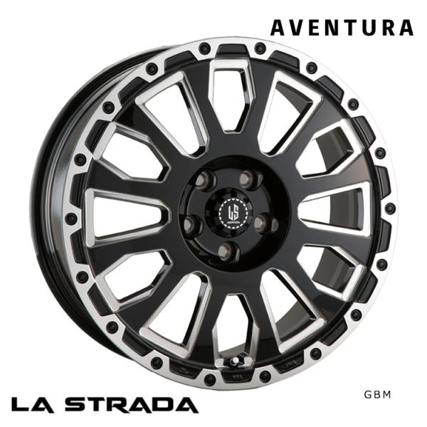 送料無料 ラストラーダ LA-STRADA AVENTURA (GBM) 7.5J-17 +50 5...