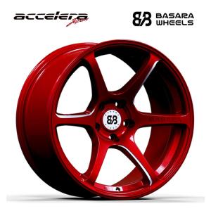 送料無料 アクセレラ BASARA WHEELS 9J-17 +15 5H-114.3 (17インチ...