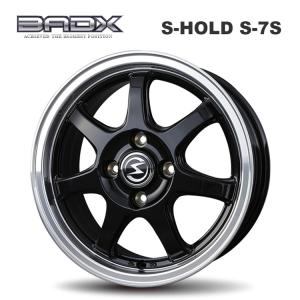 14インチ 4H100 4.5J 4.5J+45 4穴 ホイール 【4本セット 新品】 S-HOLD