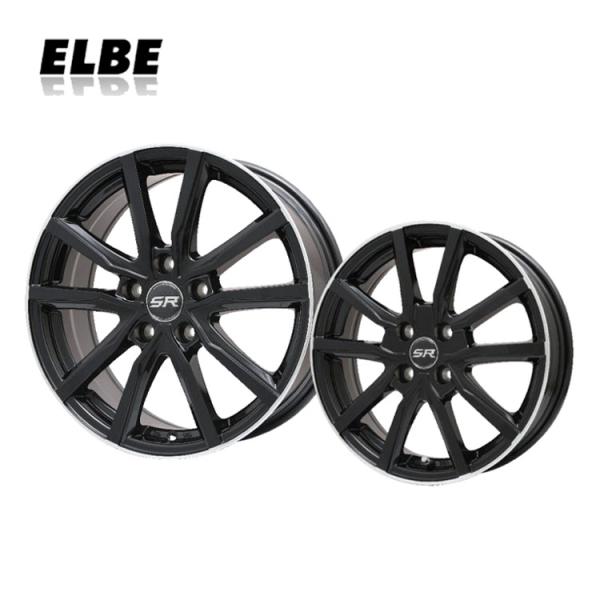 送料無料 エルベ ELBE Vスポーク 7J-17 +50 5H-114.3 (17インチ) 5H1...