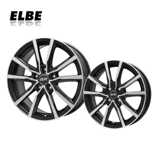 送料無料 エルベ ELBE Vスポーク 7J-17 +50 5H-114.3 (17インチ) 5H1...