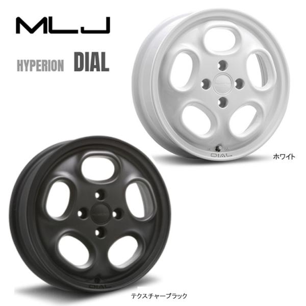 送料無料 MLJ HYPERION DIAL 4.5J-14 +43 4H-100 (14インチ) ...