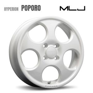 MLJ 14インチ 4H100 5J 5J+42 4穴 ホイール 【2本セット 新品