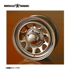 送料無料 マッスルマジック AWC デイトナ USA 7J-16 +10 6H-139.7 (16インチ) 6H139.7 7J+10【2本セット 新品】