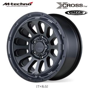 17インチ 6H139.7 8J 8J+20 6穴 ホイール 【2本セット 新品】 M.T.S.