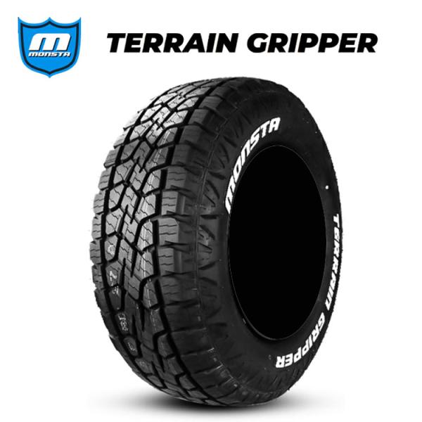 送料無料 モンスタタイヤ ホワイトレター 【1本単品 新品】 MONSTA TYRES TERRAI...