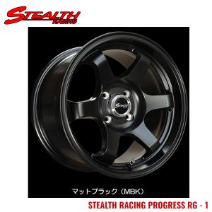 15インチ 4H100 7J 7J+30 4穴 ホイール 【2本セット 新品】 STEALTH