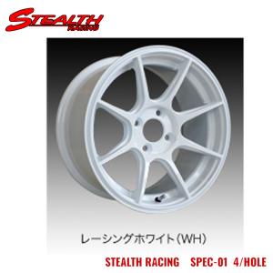 ステルスレーシング スペック04 15インチ 4H100 7J +20 1本 マット