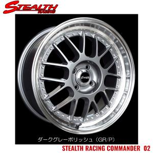 16インチ 4H100 6J 6J+43 4穴 ホイール 【4本セット 新品】 STEALTH