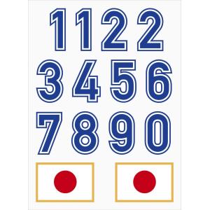 背番号応援 高品質 フェイスシール (タトゥー...の詳細画像2